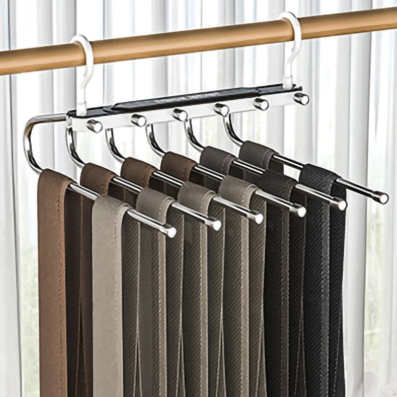 Lots de 2 cintres à pantalons à 6 positions