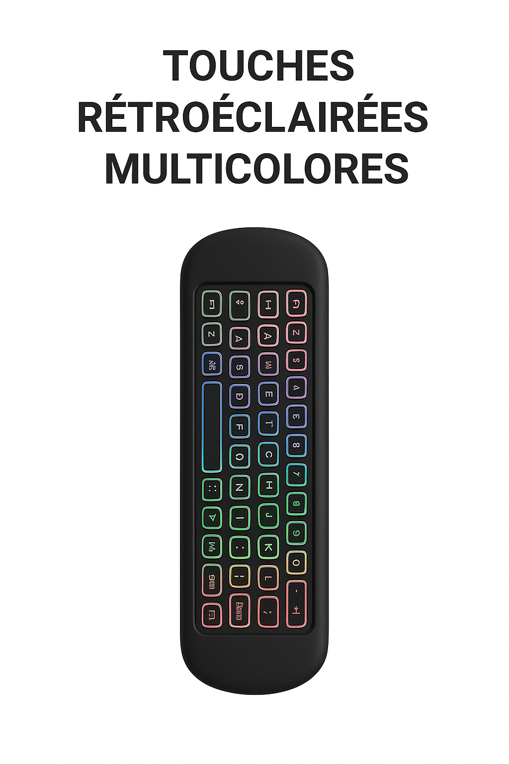 Télécommande Sans Fil Intelligente avec Clavier Rétroéclairé